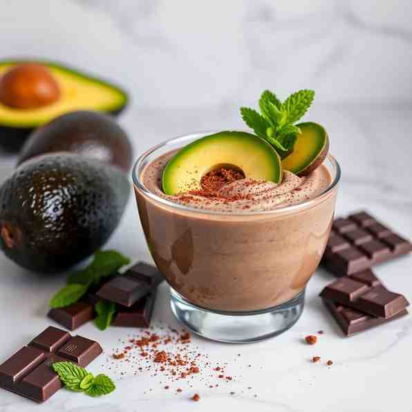 Healthy Avocado Chocolate Mousse Recipe - Omega-3 Rich & Easy